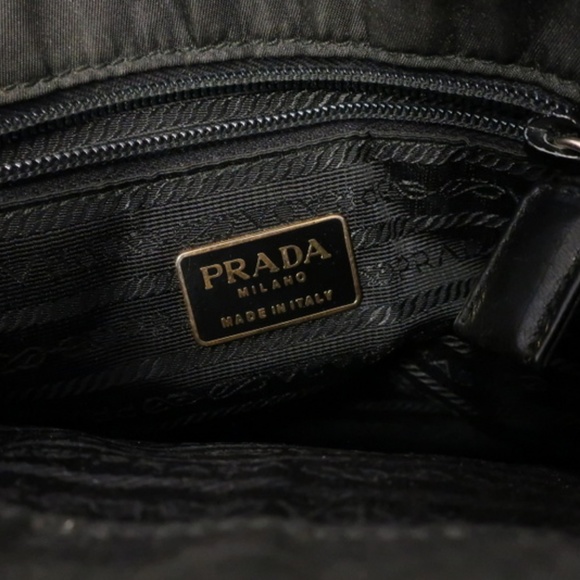 Prada Tessuto Chain-Strap Tote Black Nylon - Picture 4 of 8